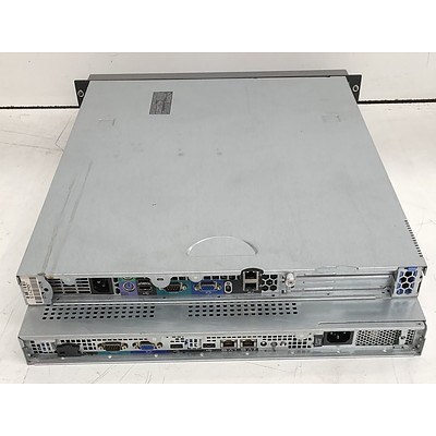 Dell PowerEdge R200 & PowerEdge R300 1 RU Servers - Lot of Two