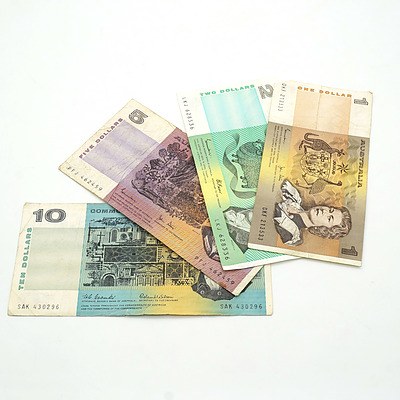 Collection of Australian Notes, Including Coombs/ Wilson $10 SAK430296