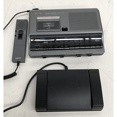Sanyo TRC-6300 Micro-Cassette Dictating/Transcribing System