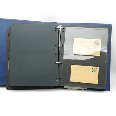 Collection of Australian and International First Day Covers in Hagner Album, Including 1982 Ashes