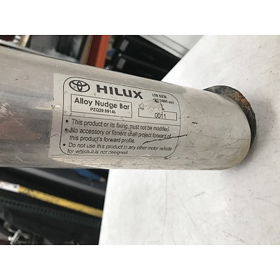 Alloy Hilux Nudge Bar