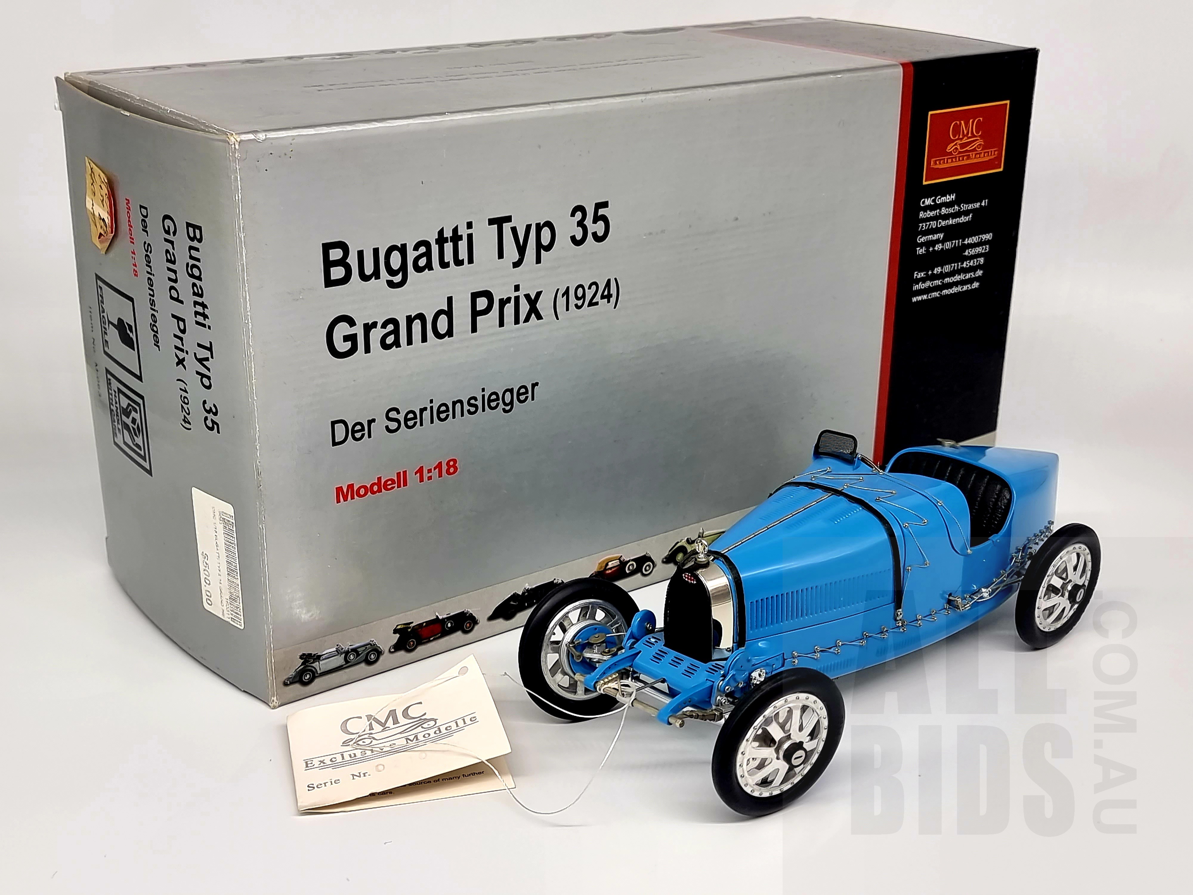 CMC, Bugatti Type 35 Grand Prix, - Lot 1258475 | ALLBIDS