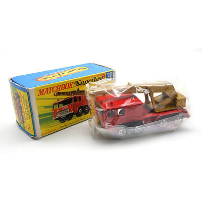 Vintage Matchbox Superfast No 30 '8-Wheel Crane'