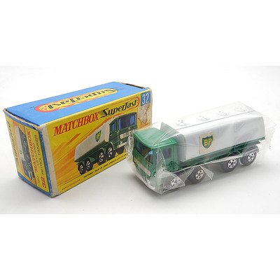 Vintage Matchbox Superfast No 32 'Leyland Petrol Tanker'