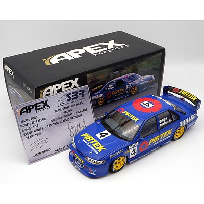 Apex Replicas, 1998 Ford EL Falcon, Bright/ Richards Fai 1000 Classic, 234/2502, 1:18 Scale Model Car