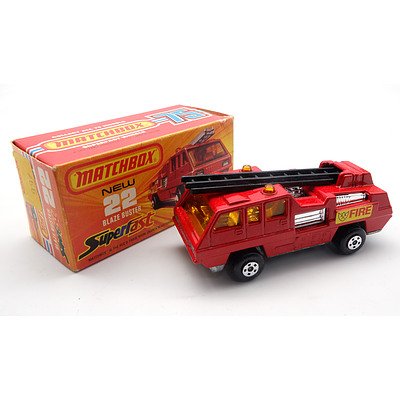 Vintage Matchbox Superfast No 22 'Blaze Buster'
