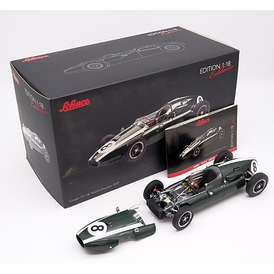 Schuco, 1959 Cooper T51, World Champion, 141/2000, 1:18 Scale Model Car