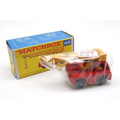 Vintage Lesney Matchbox No 42 - Iron Fairy Crane