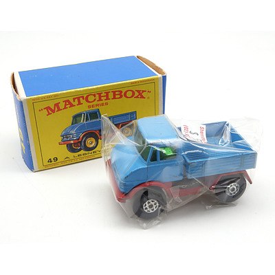 Vintage Lesney Matchbox No 49 - Unimog