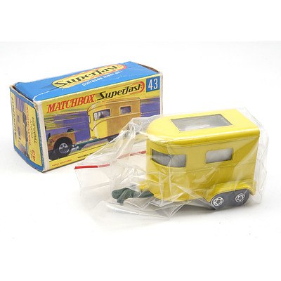 Vintage Matchbox Superfast No 43 - Pony Trailer