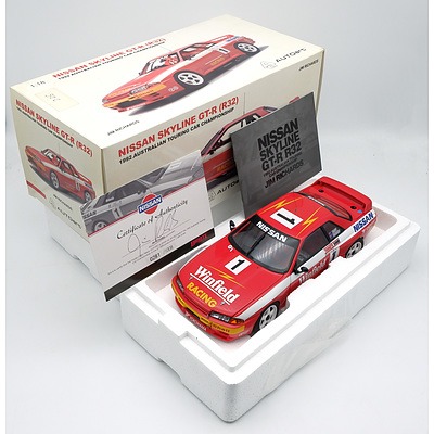 Biante, 1992 Nissan GT-R R32, Jim Richards Australian Touring Car Championship, 281/1008, 1:18 Scale Model Car