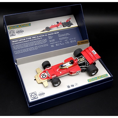 Scalextric, 1970 Team Lotus Type 72C, Jochen Rindt, 1692/3500, 1:32 Scale Model