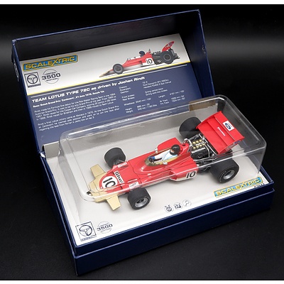 Scalextric, 1970 Team Lotus Type 72C, Jochen Rindt, 1692/3500, 1:32 Scale Model