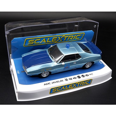 Scalextric, AMC Javelin Alabama Police Car, 1:32 Scale Model