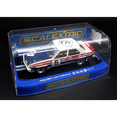 Scalextric, Holden L34 Torana Bathurst Winner Peter Brock in Wrong Box, 1:32 Scale Model