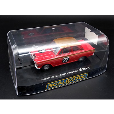 Scalextric, Ford Cortina Alan Mann Racing in Wrong Box, 1:32 Scale Model