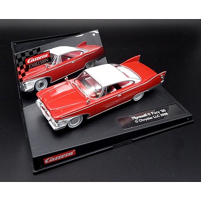 Carrera, 1960 Plymouth Fury Red, 1:32 Scale Model