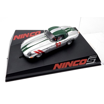Ninco, 1962 Jaguar E Type Roadster Silver, 1:32 Scale Model