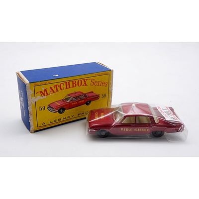 Lesney Matchbox Series No 59 - Fire Chiefs Car