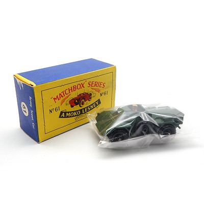 Moko Lesney Matchbox Series No 61 - Army Scout Car