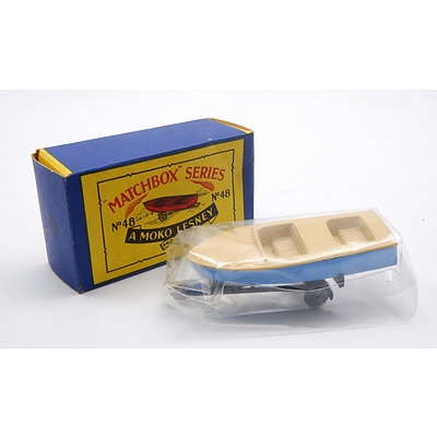 Moko Lesney Matchbox Series No 48 - Meteor Sportsman MKII Boat & Trailer