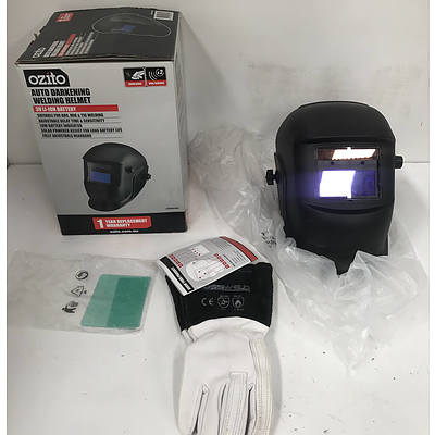 Ozito Auto Darkening Welding Helmet
