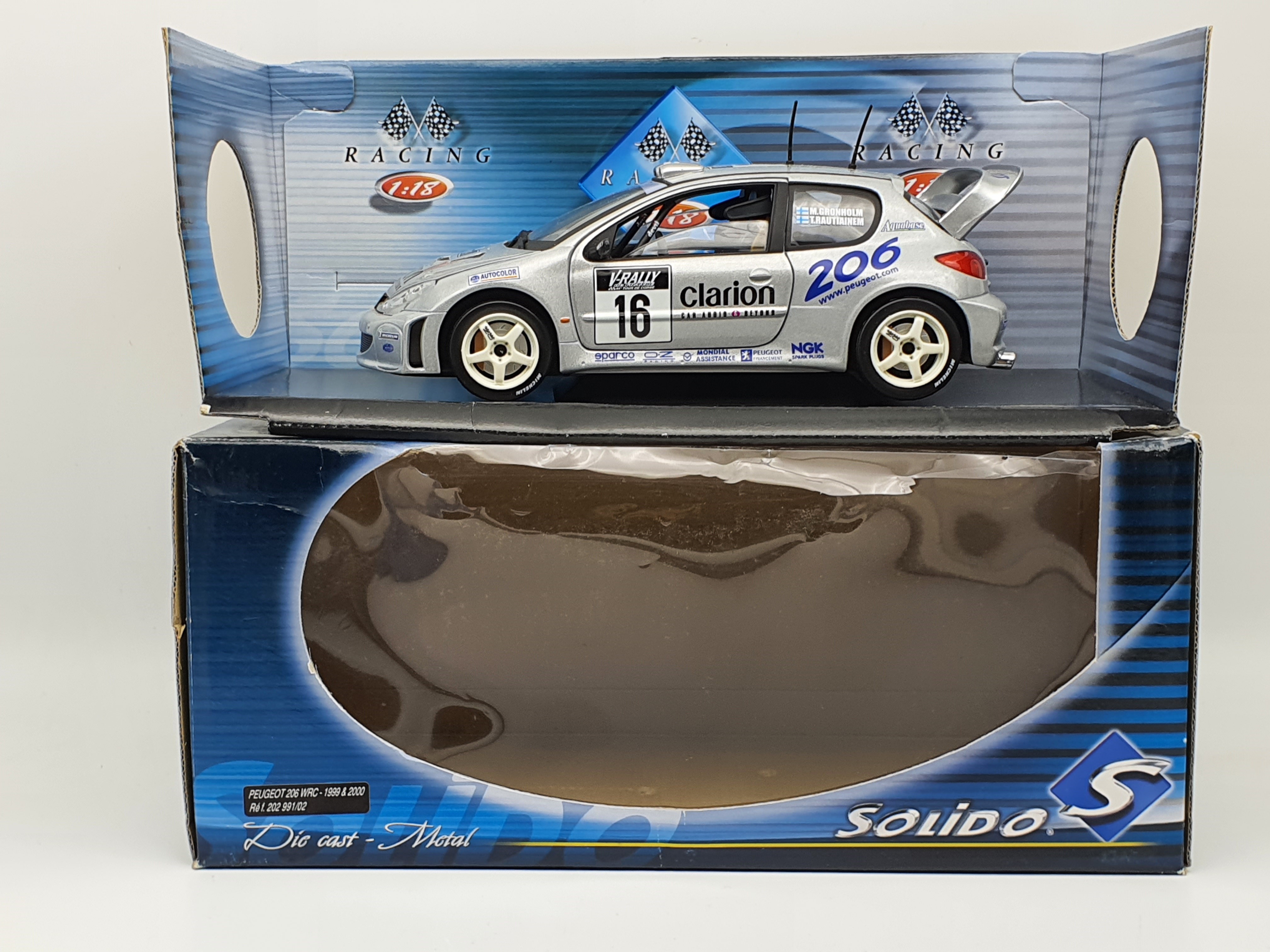 Solido Peugeot 206 WRC 1:18 Scale - Lot 1194620 | ALLBIDS