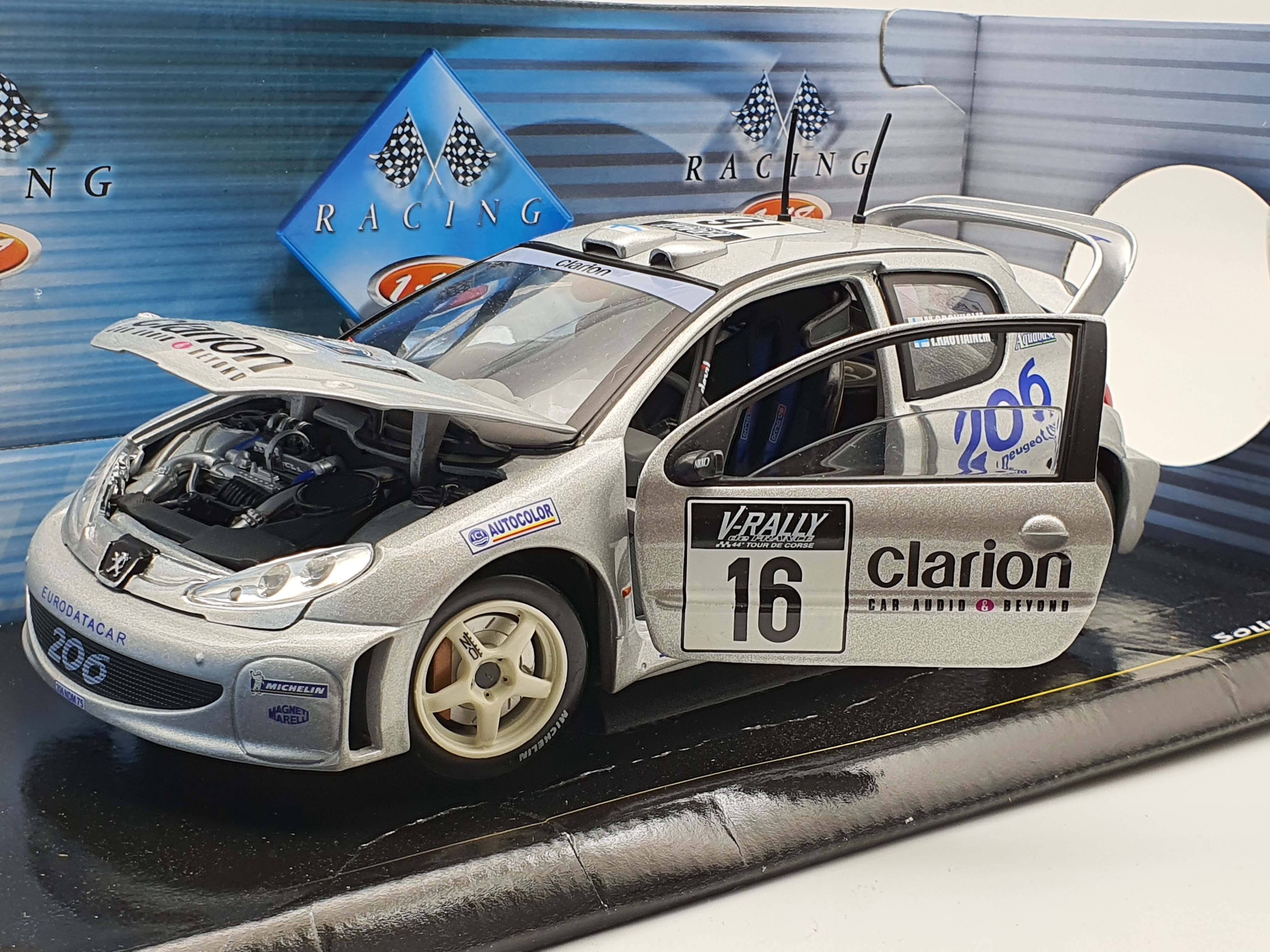 SOLIDO】プジョー206 WRC（1/18） Diecast model cars Peugeot