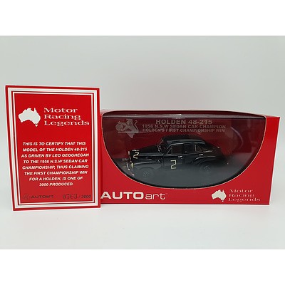 AUTOart - 1956 Holden 48-215 Leo Geoghegan NSW Championship Winner 763/3000 1:43 Scale Model Car