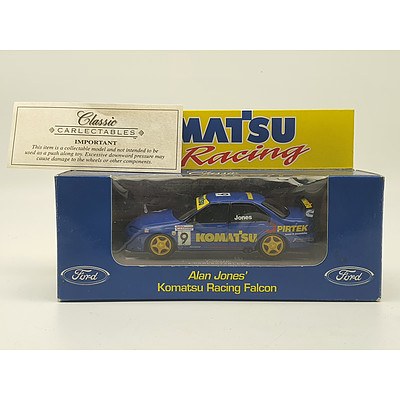 Classic Carlectables - Ford AU Falcon Alan Jones Komatsu 1:43 Scale Model Car