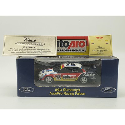 Classic Carlectables - Ford AU Falcon Max Dumesny AutoPro 1:43 Scale Model Car