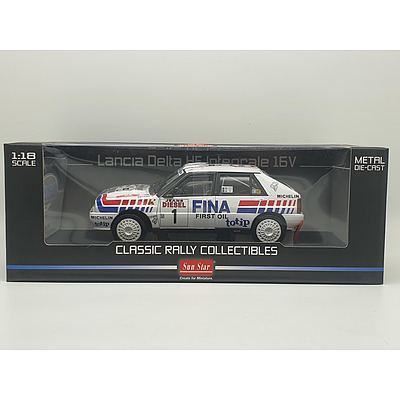 Sun Star - Lancia Delta HF Integrale 16V #1 1991 Rallye Sanremo Winner 393/1500 1:18 Scale Model Car