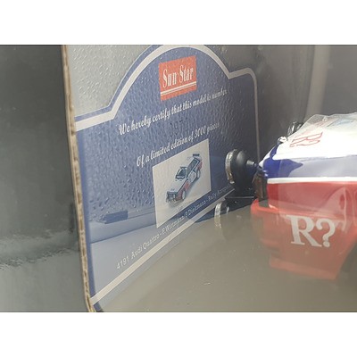 Sun Star - Audi Quattro Rally #11 1982 Rally Acropolis 972/3000 1:18 Scale Model Car
