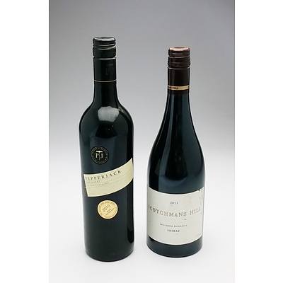 Pepperjack 2008 Shiraz and Scotchmans Hill 2013 Shiraz (2)