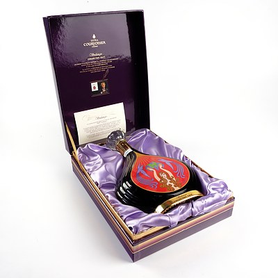 Rare Boxed Erte Edition No 2 Extra Courvoisier Cognac 700ml