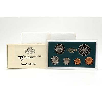 1982 XII Commonwealth Games Brisbane 1982 Royal Australian Mint Proof Coin Set