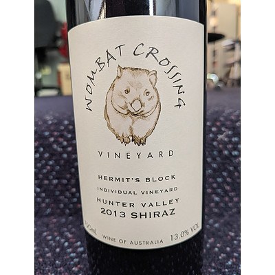 Wombat Crossing 2013 Shiraz (half dozen)  XI
