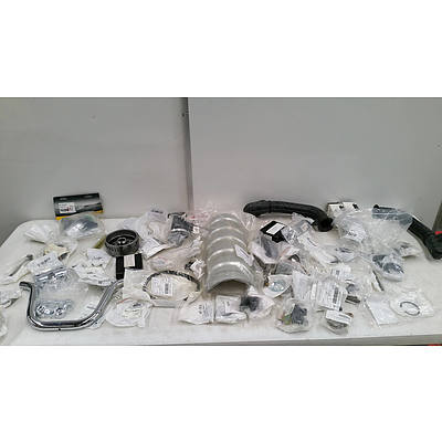 Bulk Lot Of Assorted Motorcycle Parts And Accessories - Brand New