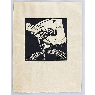 Garry Shead (born 1942), The Circus Series 1983 (5), Linocut