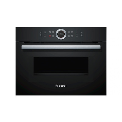 Bosch CMG633BB1A Bosch Series 8 Black Glass Built-in Compact Microwave Oven - Brand New - RRP $2699.00
