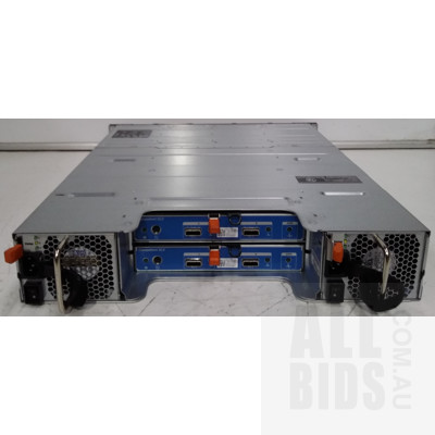 Dell Compellent SC200 12 Bay Hard Drive Array (44TB Installed) with Two 6Gbps Controller Modules