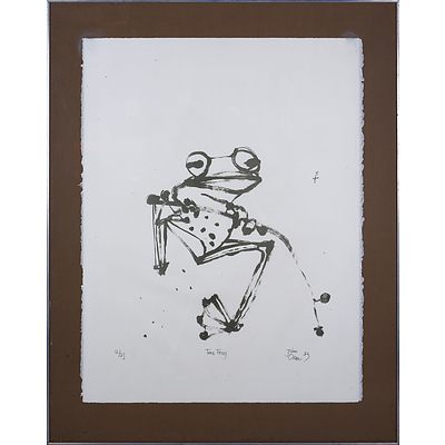 John Olsen (born 1928), Tree Frog, Lithograph