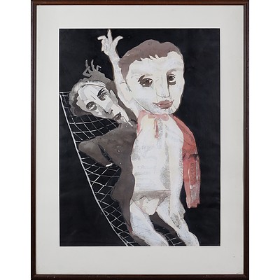 Andrew Sibley (1933-2015), End of the Show, Watercolour on Paper
