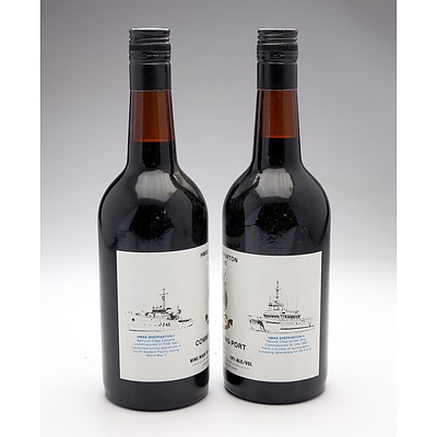 HMAS Shepparton AGSC-03 Commissioning Port - Lot of Two Bottles (2)