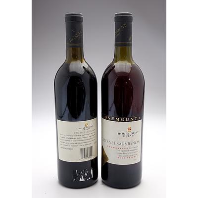 Rosemount Estate Show Reserve Coonawarra 1989 Wood Matured Cabernet Sauvignon - Lot of Two Bottles (2)