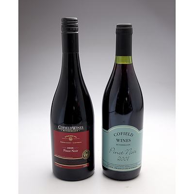 Cofield Wines Rutherglen 2001 & 2005 Pinot Noir - Two Bottles (2)