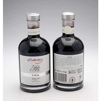 Kalleske J.M.K Fortified Shiraz VP 375mL - Lot of Two Bottles (2)