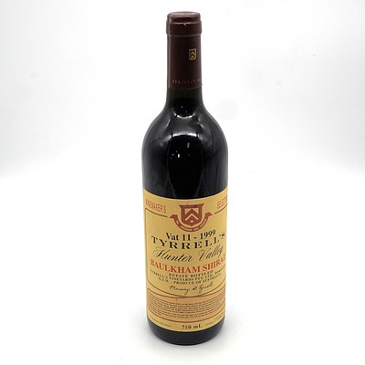 Tyrells Winemakers Selection Vat 11 1999 Baulkham Shiraz