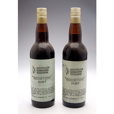 Australian Submarine Squadron 'Snorting Port' - 750ml - Lot of Two Bottles (2)