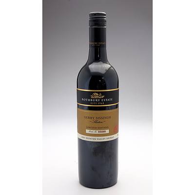 The Rothbury Estate Gerry Sissingh Selection Limited Edition Hunter Valley Shiraz - Bottle No 05409